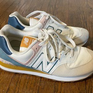 New Balance X J.Crew 574 sneakers in Colorblock